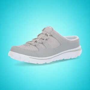 New Propet Women's Grey Travel Active Slide Sneakers, Size 8X (2E) WAT011M